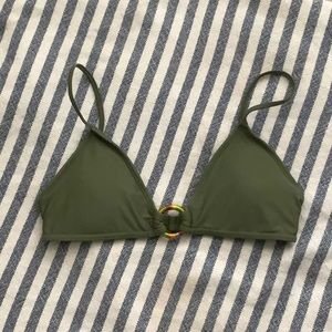 Aerie triangle bikini top